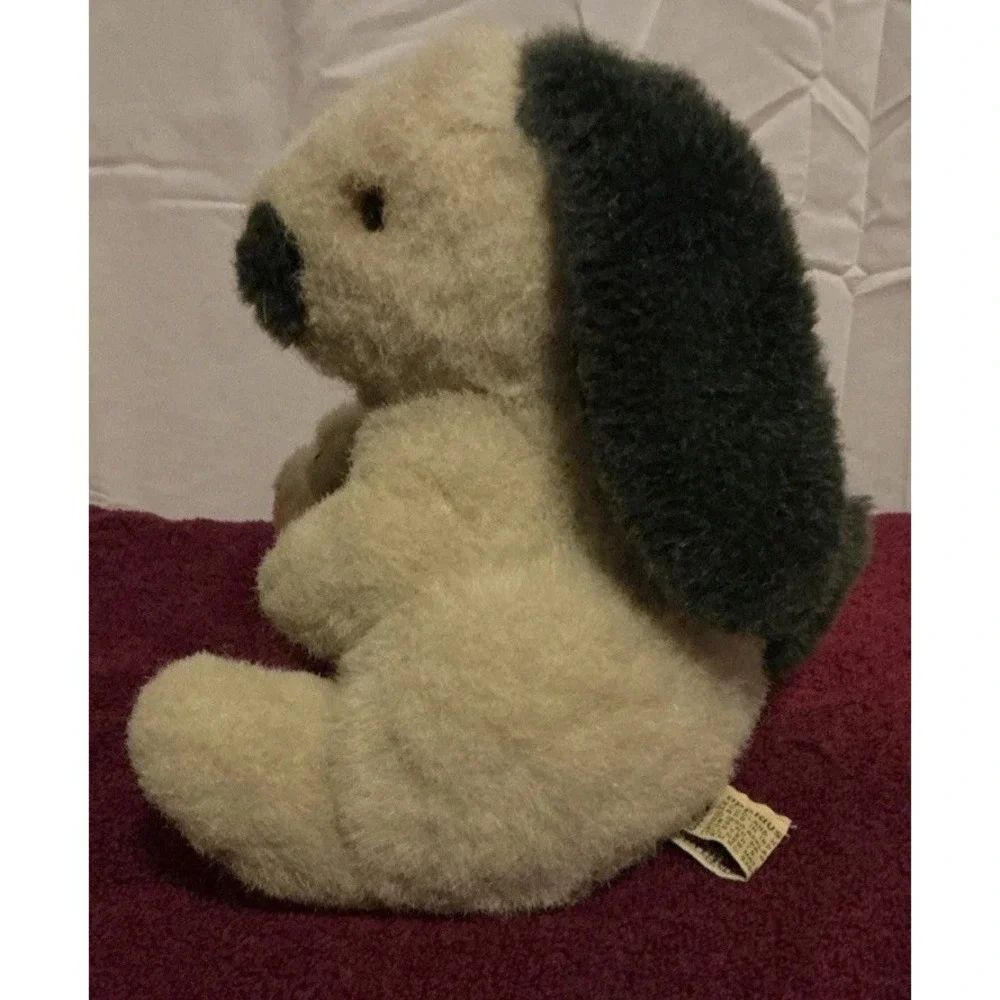 Vintage‎ 1994 Applause Baby Lop Earned Rabbit #53585, Gray And Black, 7.5